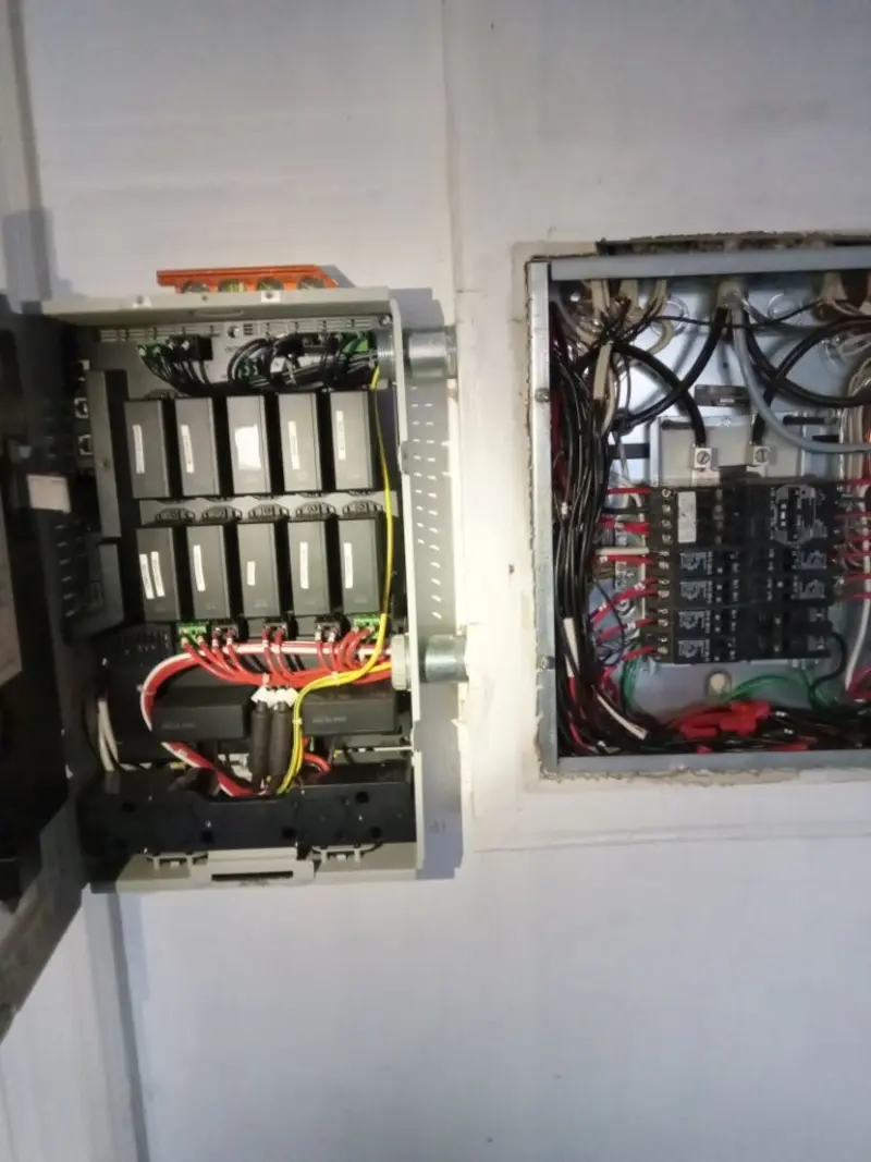 Electrical panel upgrade completed for Indoor Lighting Installation in Peshtigo